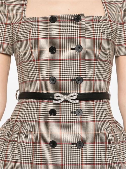 Mini abito a quadri SELF PORTRAIT | AW25082SABROWN